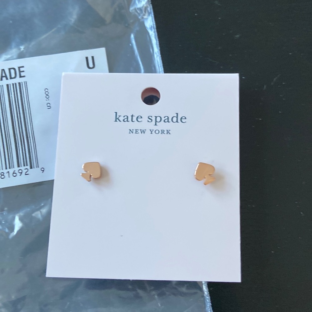 Kate spade spade mini stud earrings